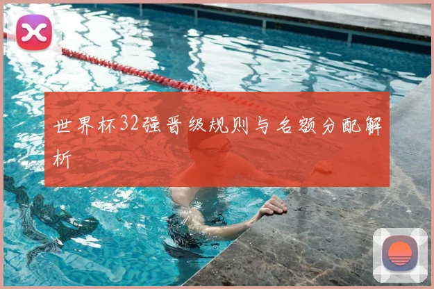 世界杯32强晋级规则与名额分配解析